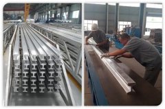 Perfiles de riel conductor de aluminio extruido 6101B